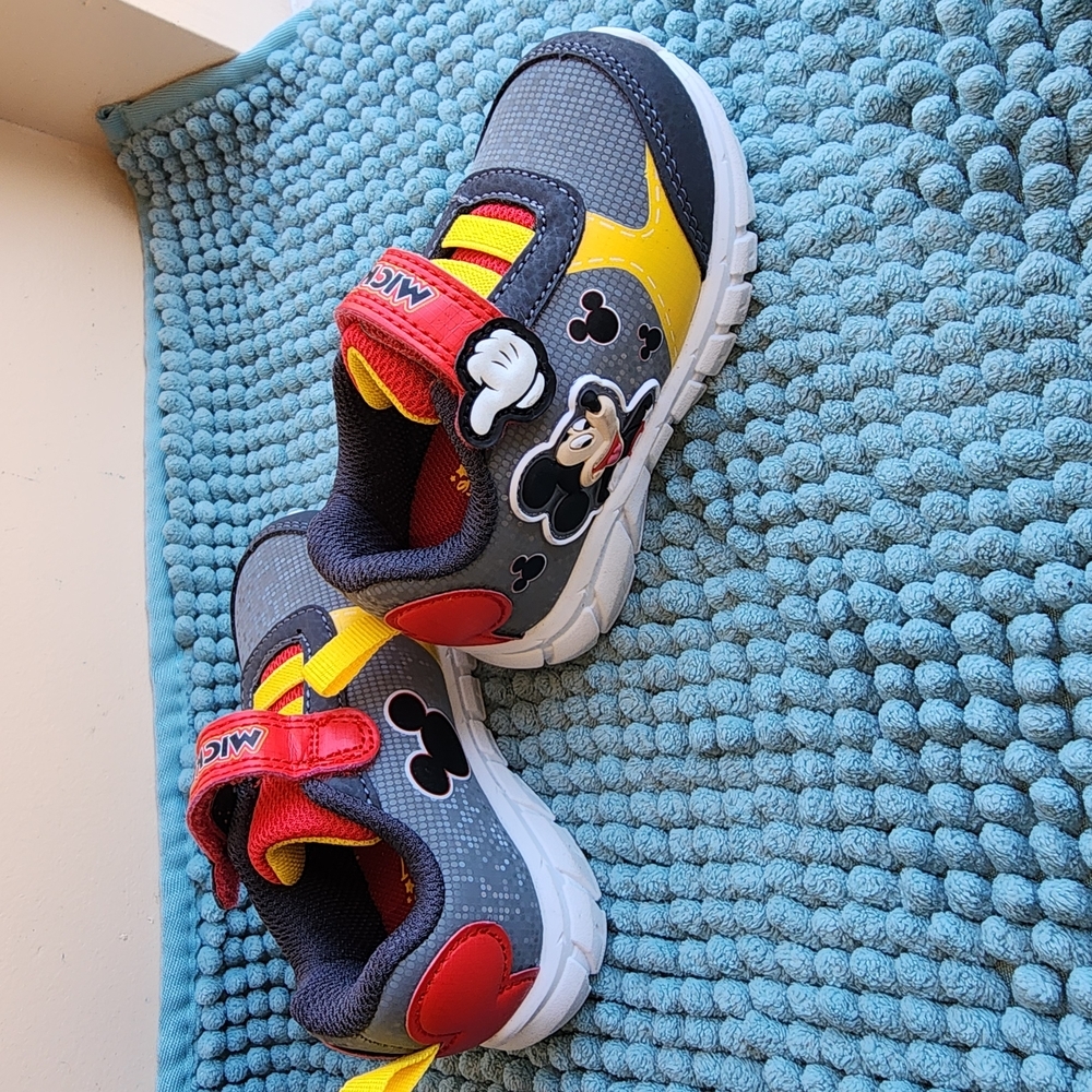 Disney Kids Shoes - Gray, Red, Yellow